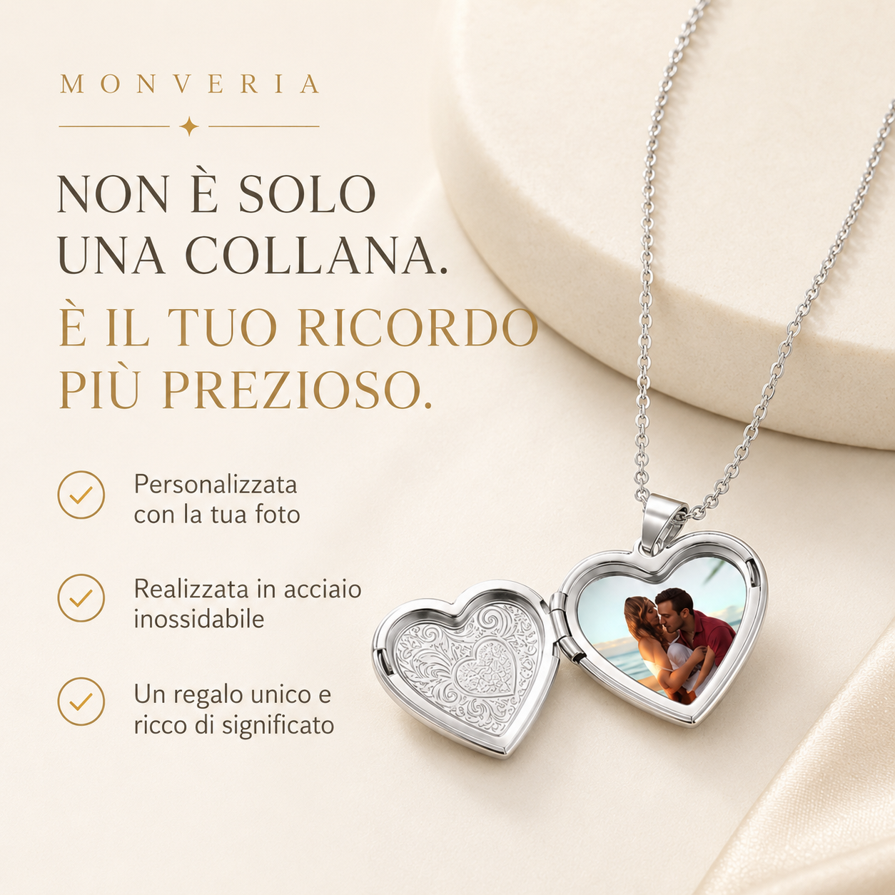 MONVERIA | Collana Legame Personalizzata con Foto